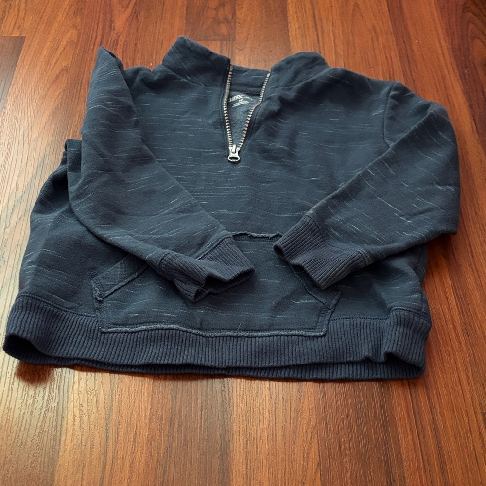 Cherokee Men's Dark Blue Zip-Up Sweater